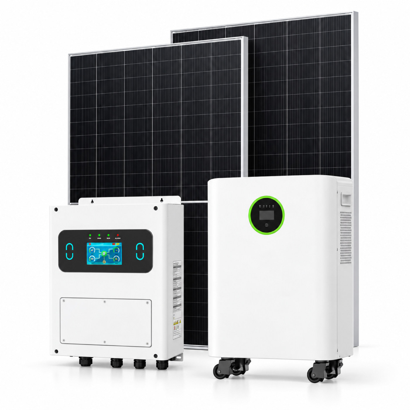Composición ilustrativa de Batería de piso · clase 10 kWh