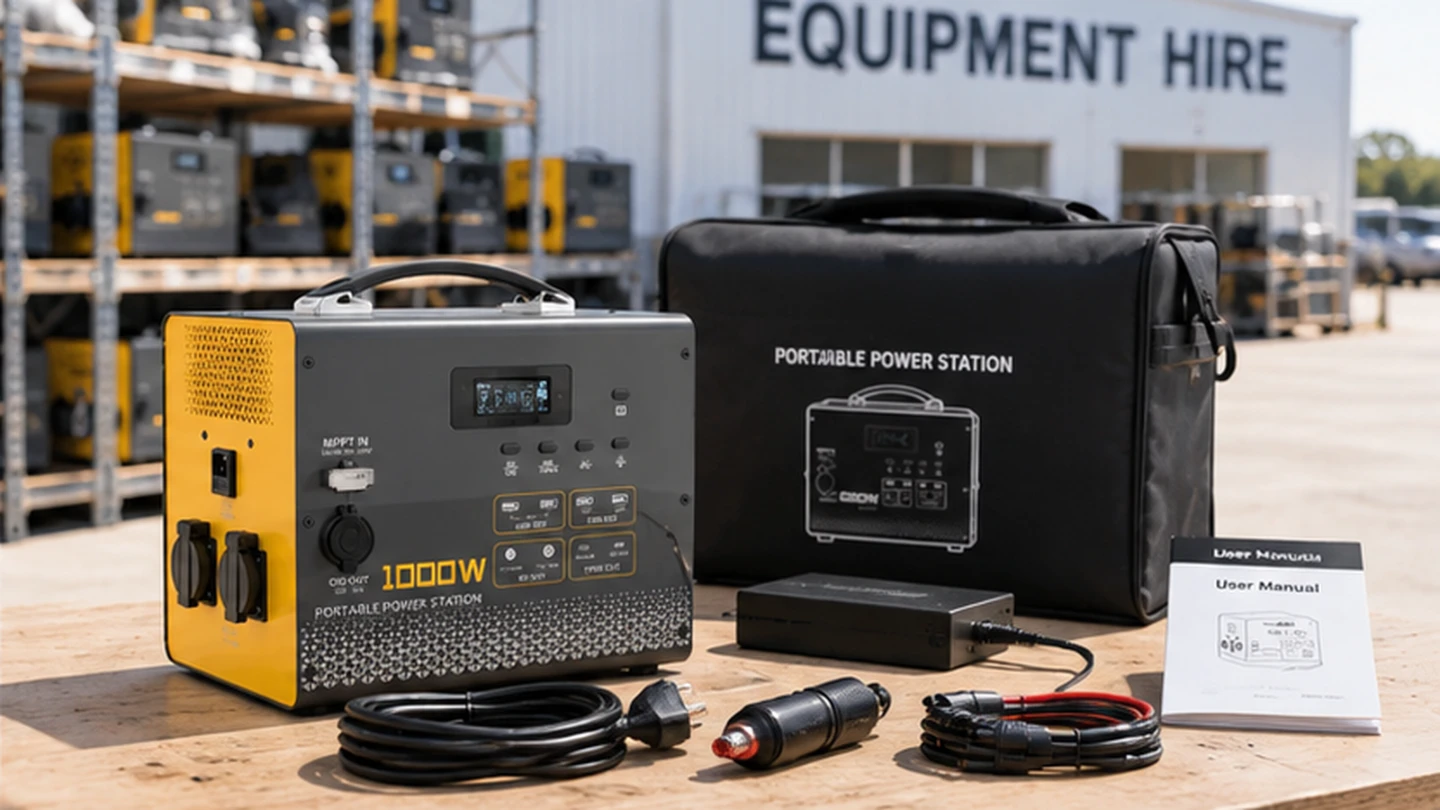 Kit de estación de energía portátil para flotas de alquiler