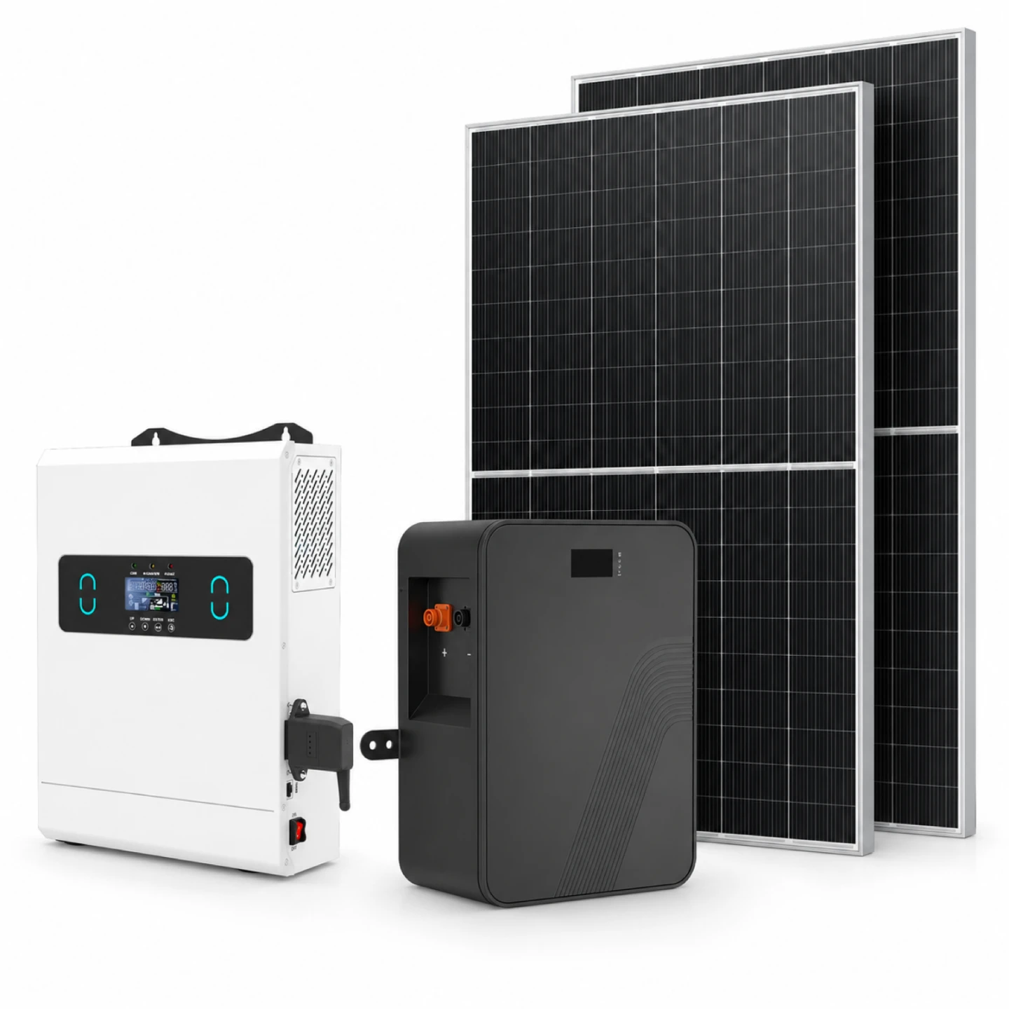 25.6V 100Ah / 2.56kWh Batería de pared: opciones de configuración del kit