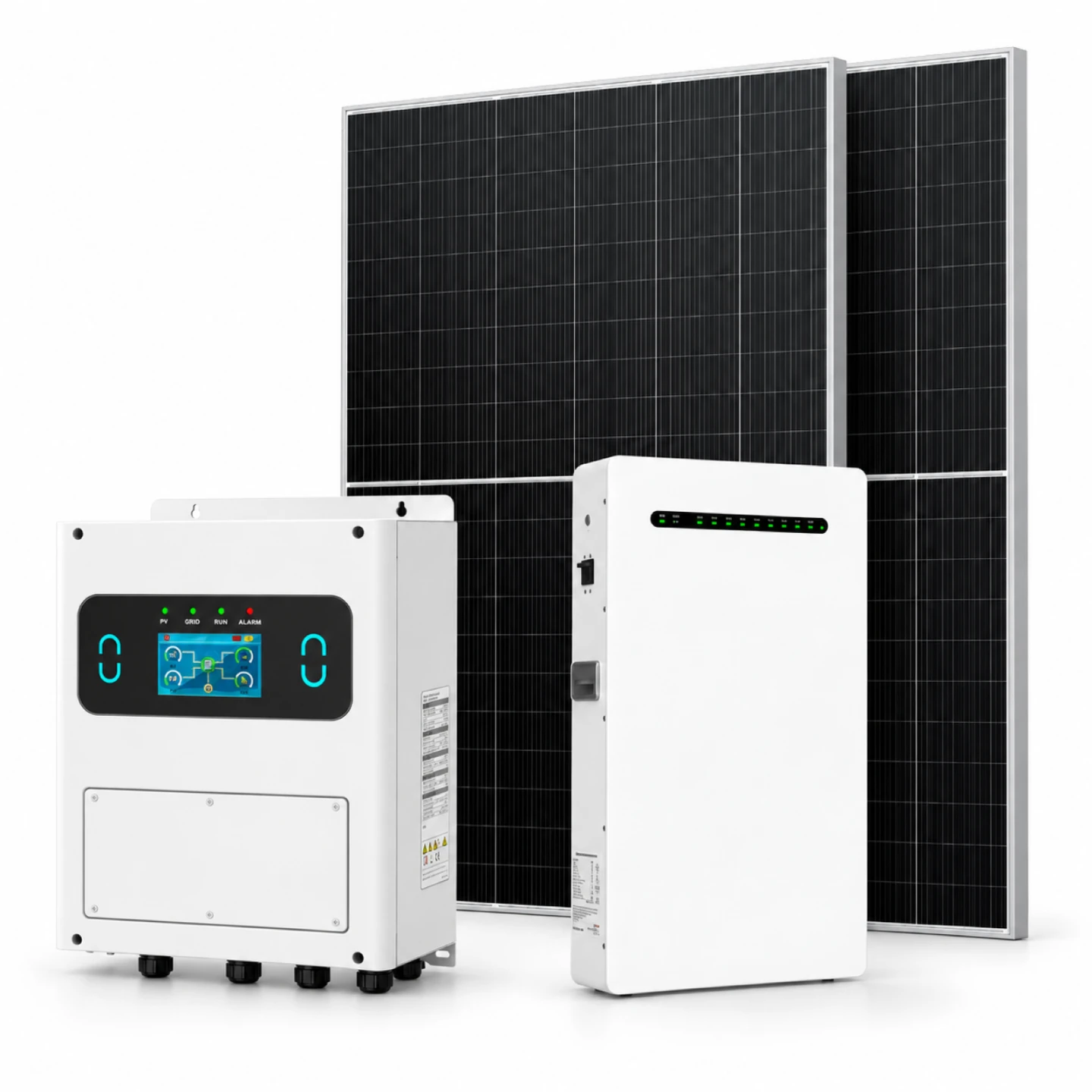 51.2V 127Ah / 6.5kWh Batería solar de pared: opciones de configuración del kit